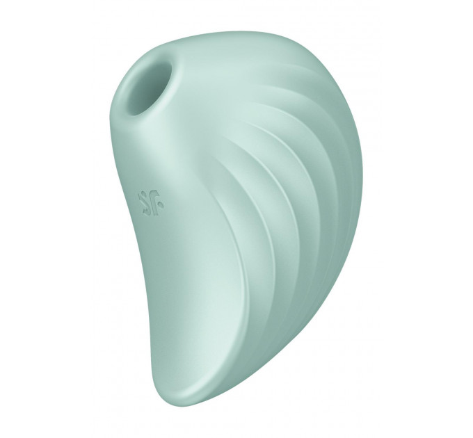 Вакуумный клиторальный стимулятор с вибрацией Satisfyer Pearl Diver mint