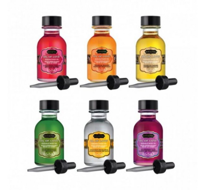 Їстівне масло для поцілунків Kamasutra OIL of LOVE COCONUT PINEAPPLE 22 мл