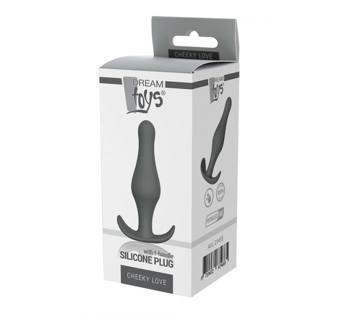 Анальный плаг GREY PLUG WITH T-HANDLE