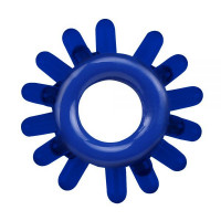 Набор эрекционных колец Chisa GK Power Cock Rings с разными структурами, синие