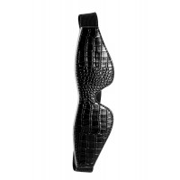 Маска на глаза BLAZE LUXUARY BLINDFOLD CROCO BLACK