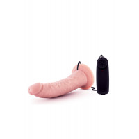 Вибратор Dr. Skin 7 Inch Realistic Vibrating Dildo with Suction Cup Vanilla