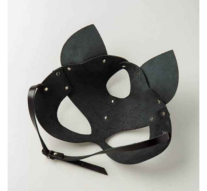 Маска Кошка Leather, Black