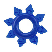 Набор эрекционных колец Chisa GK Power Cock Rings с разными структурами, синие
