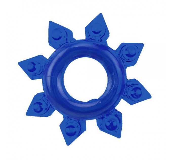 Набор эрекционных колец Chisa GK Power Cock Rings с разными структурами, синие