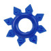 Набор эрекционных колец Chisa GK Power Cock Rings с разными структурами, синие