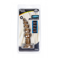 Анальна пробка ялинка Chisa Dark Muscle Cdt Bisley Gold на присосці