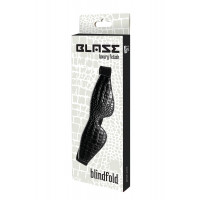 Маска на глаза BLAZE LUXUARY BLINDFOLD CROCO BLACK