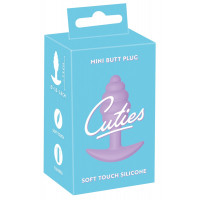 Анальна пробка рельєфна Cuties Plugs, фіолетова