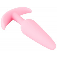 Анальна пробка із стопером Cuties Plugs, рожева