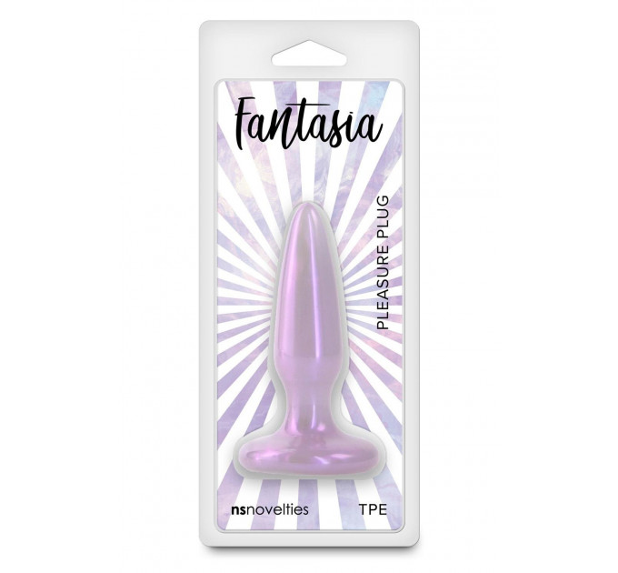 Анальная пробка NS Novelties Fantasia фиолетовая, 8.4 см