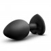 Анальная пробка с камнем Blush TEMPTASIA BLING PLUG SMALL BLACK
