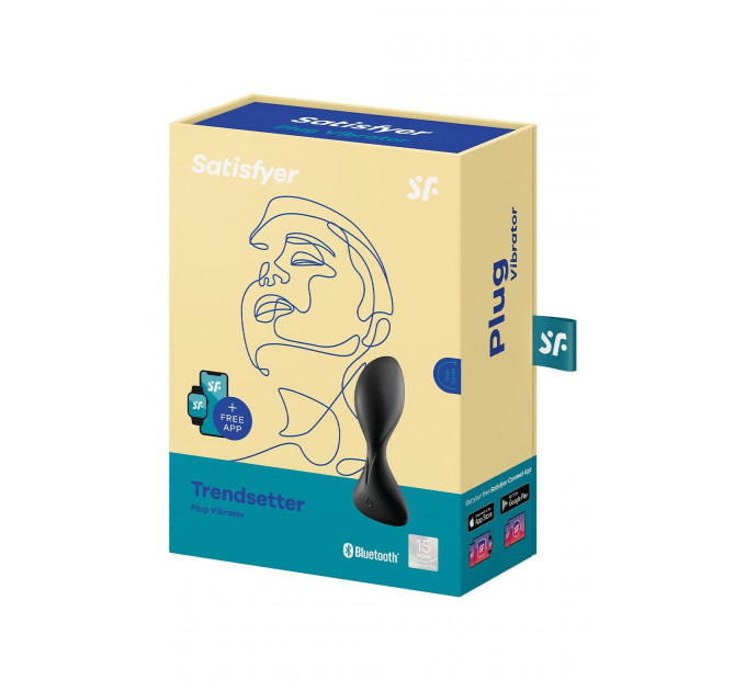 Анальний смарт-вібратор Satisfyer Trendsetter Plug Vibrating чорний