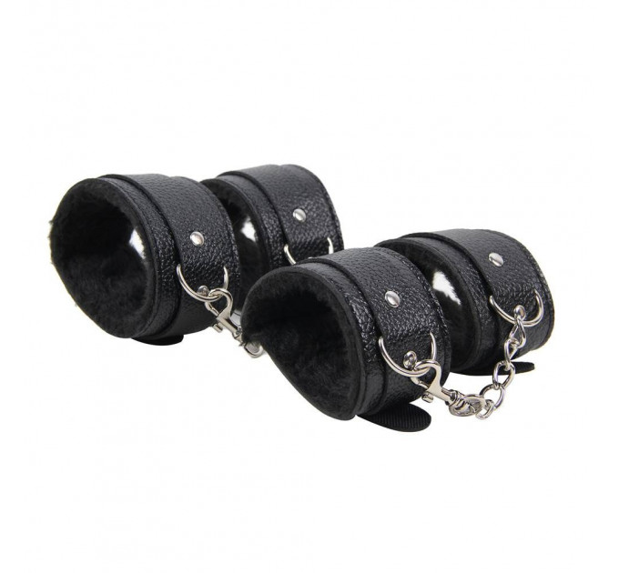 Бондажний набір Star Night для БДСМ, чорний, 8 предметів