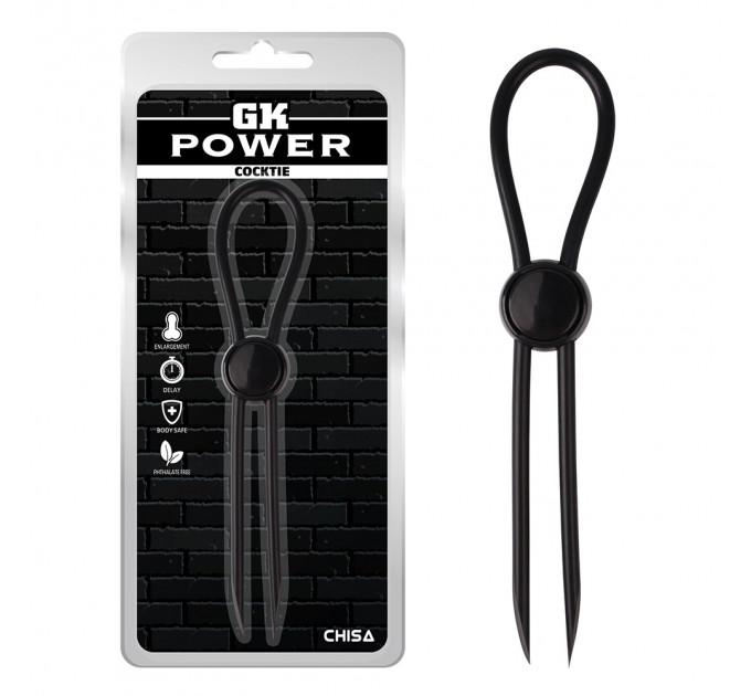 Эрекционное лассо Chisa GK Power, черный