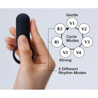 Эрекционное кольцо TENGA-SVR SMART VIBE RING Черное
