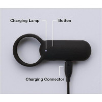 Эрекционное кольцо TENGA-SVR SMART VIBE RING Черное
