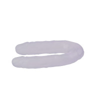 Фалоімітатор подвійний Chisa Hi-Rubber 13 Inch Dildo, прозорий