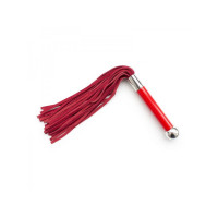 Флоггер DS Fetish Leather flogger suede red Флоггер DS Fetish Leather flogger suede red