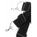 Фиксаторы на кровать с карабинами. черные Bed Restraints Taboom
