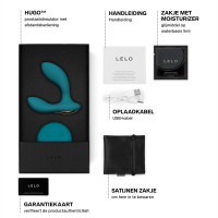 Массажер для простаты с вибрацией Lelo Hugo голубой