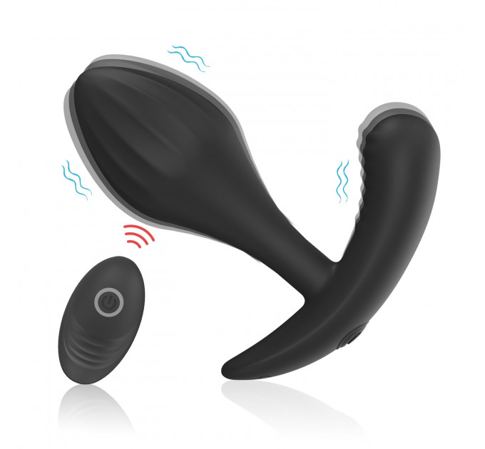 Масажер простати Every Night Toys Miah з дистанційним керуванням, чорний, 10 режимів вібрації