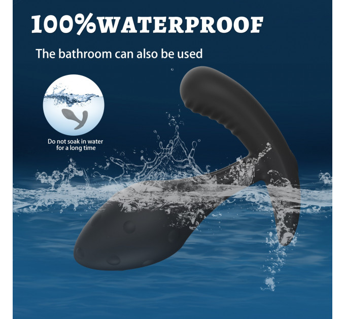 Масажер простати Every Night Toys Miah з дистанційним керуванням, чорний, 10 режимів вібрації