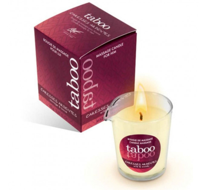 Масажна свічка Taboo caresses ardentes for men