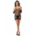 Мини платье Daring Deluxe Fence Net Black