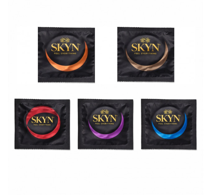 Набір презервативів МІКС SKYN (Original, Elite, Elite Extra Lubricated, Warming, Intense Feel), 5 шт