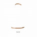Портупея Bijoux Indiscrets MAZE - I Harness Brown, экокожа