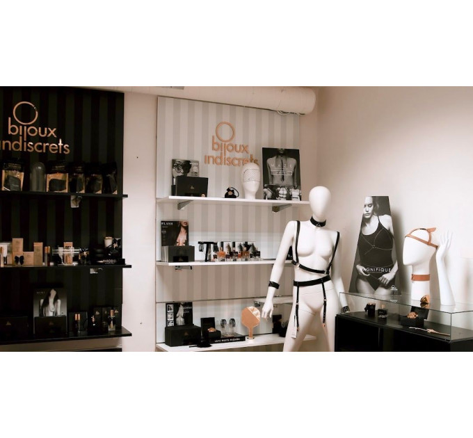 Портупея Bijoux Indiscrets MAZE - I Harness Brown, экокожа