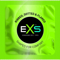 Презервативы EXS Ribbed & Dotted с ребристой и точечной структурой (цена за упаковку, 12 шт.)