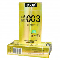 Презервативы натур. латекс Muaisi 0.03 мм, золото (цена за упаковку, 12 шт.)