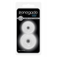 Растягивающиеся эрекционные кольца для пениса NS Novelties Renegade прозрачные