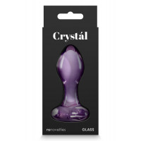 Скляна пробка NS Novelties CRYSTAL HEART PURPLE