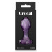 Скляна пробка NS Novelties CRYSTAL HEART PURPLE