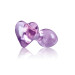 Скляна пробка NS Novelties CRYSTAL HEART PURPLE