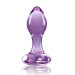 Скляна пробка NS Novelties CRYSTAL HEART PURPLE