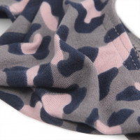 Стрінги чоловічі Star Night з темно-леопардовим принтом, чорно-рожеві, L