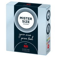 Презервативы латексные Mister Size 60 мм ультра тонкие (цена за упаковку, 3 шт.) Презервативы латексные Mister Size 60 мм ультра тонкие (цена за упаковку, 3 шт.)