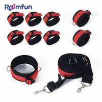 Система фиксации для кровати Roomfun Bedroom Bondage красно-чёрная