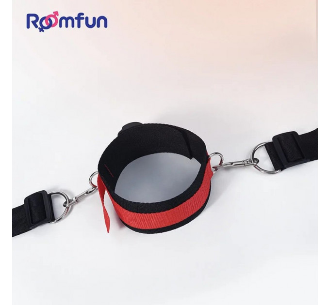 Система фіксації для ліжка Roomfun Bedroom Bondage червоно-чорна