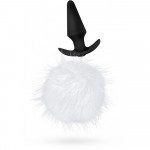 T330675 Анальная пробка с помпоном POM PLUGS FUR POM POM WHITE