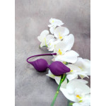 Вагинальные шарики со смещенным центром тяжести Loveshop 21 см*3 см Violet