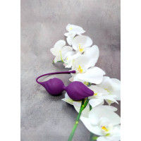 Вагинальные шарики со смещенным центром тяжести Loveshop 21 см*3 см Violet