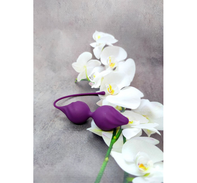Вагинальные шарики со смещенным центром тяжести Loveshop 21 см*3 см Violet