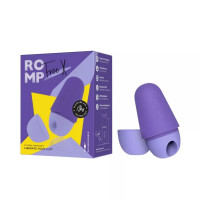Вакуумный стимулятор для клитора ROMP Free X, силиконовый, фиолетовый Вакуумный стимулятор для клитора ROMP Free X, силиконовый, фиолетовый