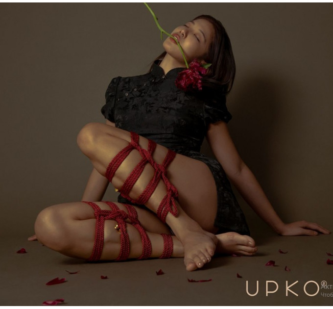 Веревка для бондажа красная 10м Restraint Bondage vope UPKO
