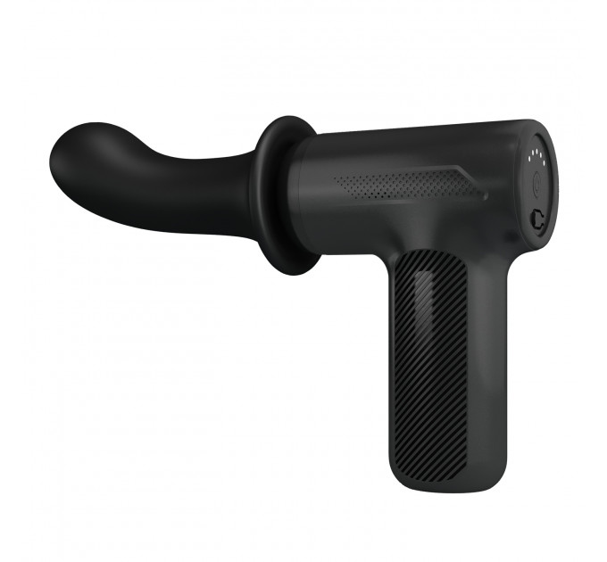 Вибромассажер пистолет Dj Doctor Massage Gun черный, 12.1 х 3.8 см